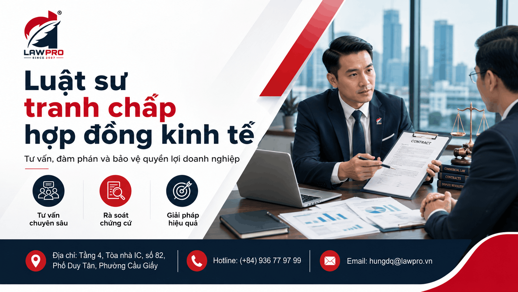 Luật sư tranh chấp hợp đồng kinh tế